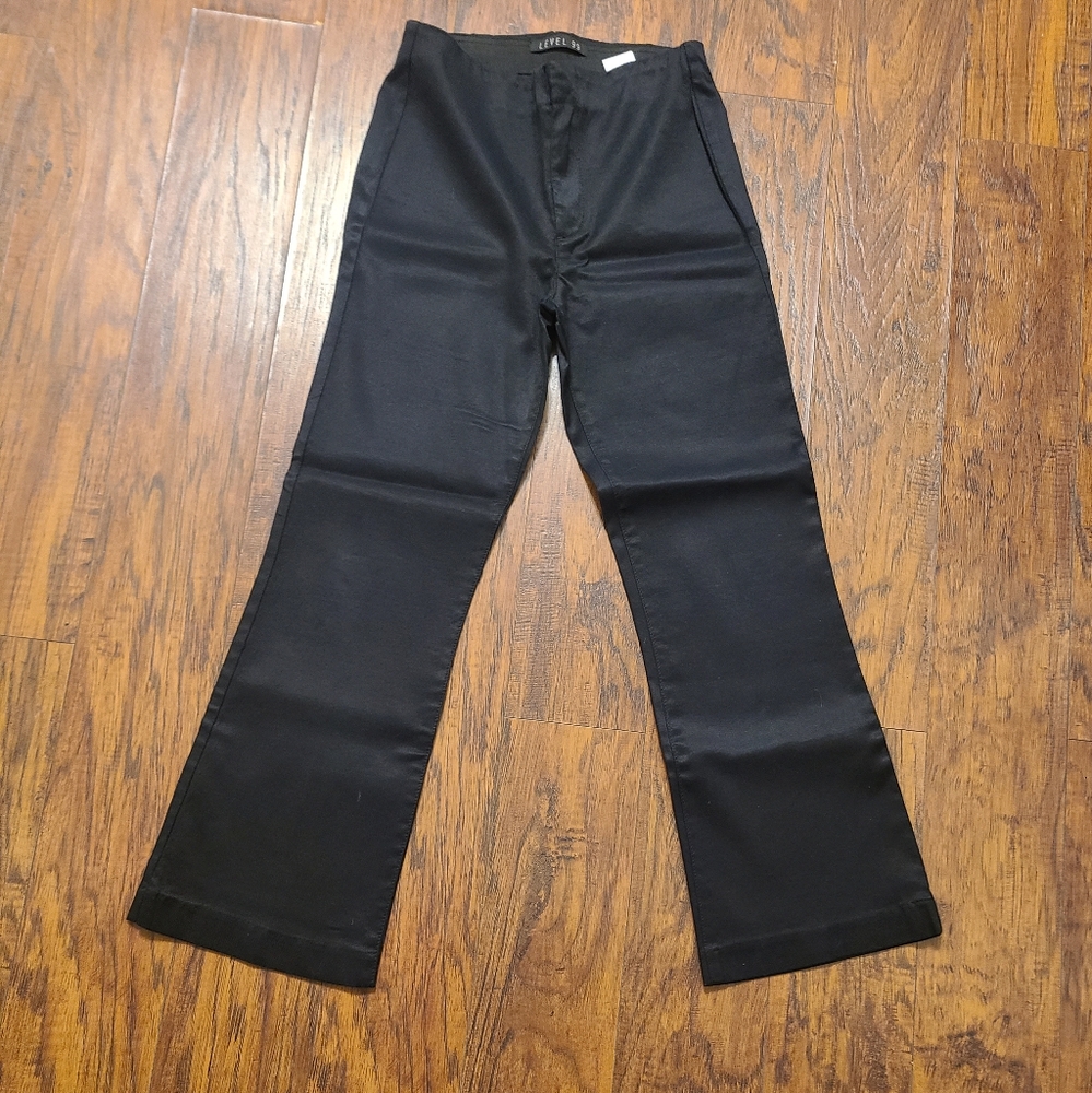 Level 99 Women's Black Flared Jeans